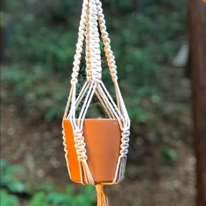 Macrame Plant Hanger - Boho Home Decor - Macrame